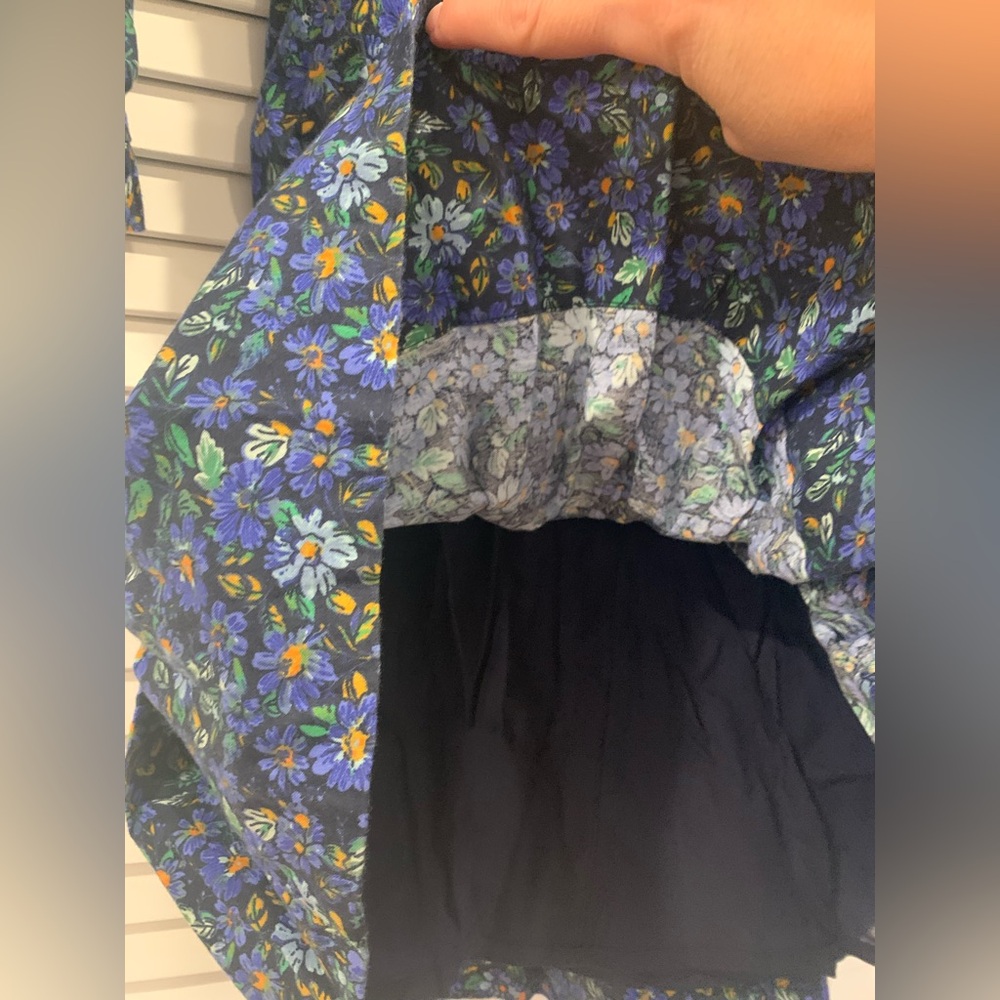 NWOT Free People The Avenue floral midi dress tiered boho open back size Small - Picture 7 of 9